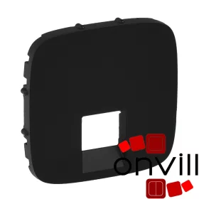   Legrand 755418, Valena Allure RJ11/RJ45 Aljzat Burkolat, Fekete