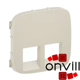   Legrand 755426, Valena Allure 2XRJ11/RJ45 Aljzat Burkolat, Elefántcsont