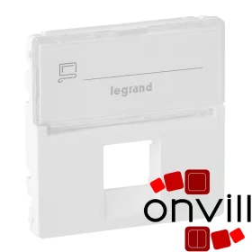   Legrand 755470, Valena Life 1XRJ45 Csatlakozóaljzat Burkolat, Címketartóval, Fehér