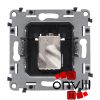 Legrand 756348, Valena Life 1XRJ45 Cat.6A STP Informatikai Csatlakozóaljzat, Fekete