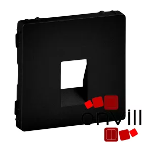   Legrand 756362, Valena Life Hangszóró-Csatlakozóaljzat Burkolat, (2 Kivezetéssel), Fekete