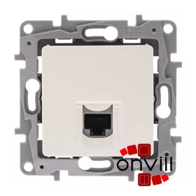   Legrand 764673, Niloé 1XRJ45 Cat.6 UTP Informatikai Csatlakozóaljzat, Bézs