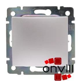   Legrand 770101, Valena Egypólusú Kapcsoló, 10 AX, Alumínium