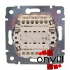 Legrand 770104, Valena Redőnykapcsoló, 6 A, Alumínium