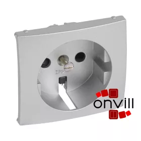   Legrand 770257, Valena 2P+F Aljzat Burkolat Biztonsági Zsaluval, Alumínium