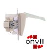Legrand 774120, Valena 2P+F Csatlakozóaljzat Biztonsági Zsaluval, Csapófedéllel, Csavaros Vezetékbekötéssel, IP44, Elefántcsont
