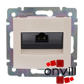   Legrand 774132, Valena 1XRJ45 Cat.6 FTP Informatikai Csatlakozóaljzat, Csavaros, Elefántcsont