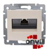 Legrand 774172, Valena 1XRJ45 Cat.6A STP Informatikai Csatlakozóaljzat, Elefántcsont