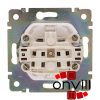 Legrand 774220, Valena 2P+F Csatlakozóaljzat Biztonsági Zsaluval, Csapófedéllel, Csavaros Vezetékbekötéssel, IP44, Fehér