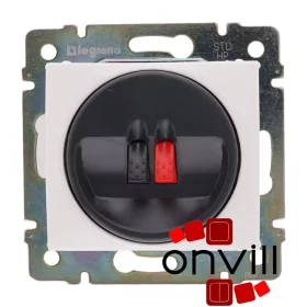   Legrand 774223, Valena Hangszóró-Csatlakozóaljzat (2 Kivezetéssel), Fehér