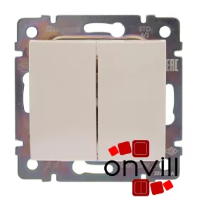   Legrand 774308, Valena Kettős Váltókapcsoló, 10 AX, Elefántcsont