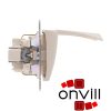 Legrand 774322, Valena 2P+F Csatlakozóaljzat Biztonsági Zsaluval, Csapófedéllel, Csavaros Vezetékbekötéssel, IP21, Elefántcsont