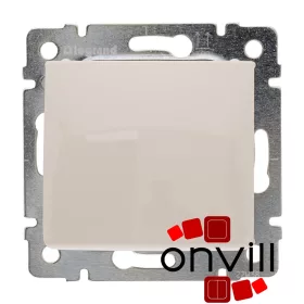   Legrand 774347, Valena Kábelkivezető Sorkapocs Nélkül, Elefántcsont