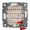 Legrand 774414, Valena Redőnynyomó, 6 A, Fehér