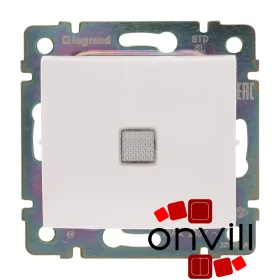   Legrand 774426, Valena Váltókapcsoló Jelzőfénnyel, 10 AX, Fehér