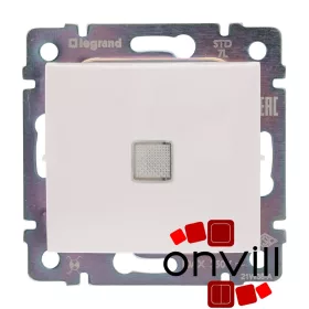   Legrand 774448, Valena Keresztkapcsoló Jelzőfénnyel, 10 AX, Fehér