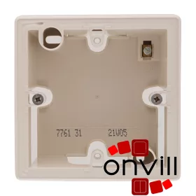   Legrand 776131, Valena Kiemelődoboz (Kiemelőkeret), Kettős, Elefántcsont