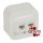 Legrand 782428, Forix IP20 Falon Kívüli, 2XRJ45 Cat.5e UTP Informatikai Csatlakozóaljzat, Fehér