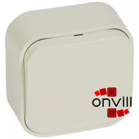   Legrand 782430, Forix IP20 Falon Kívüli, Egypólusú Kapcsoló, 10 AX, Bézs