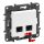 Legrand 863162, Niloé Step 2XRJ45 Cat.6 FTP Informatikai Csatlakozóaljzat, Fehér