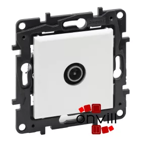   Legrand 863174, Niloé Step TV Aljzat, Csillagpontos (Végzáró), 1,5 dB, Fehér