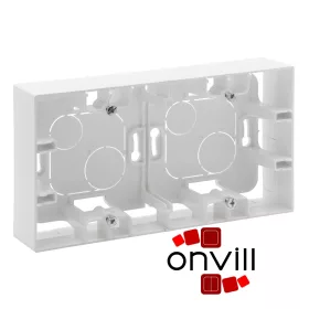   Legrand 863198, Niloé Step Kiemelődoboz (Kiemelőkeret), Kettős, Fehér