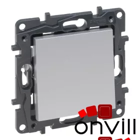   Legrand 863301IP44, Niloé Step Egypólusú Kapcsoló, 10AX, IP44, Alumínium