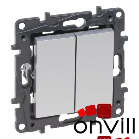   Legrand 863305IP44, Niloé Step Csillárkapcsoló, 10AX, IP44, Alumínium