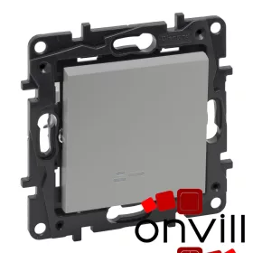   Legrand 863311IP44, Niloé Step Egypólusú Kapcsoló Jelzőfénnyel, 10 AX, IP44, Alumínium