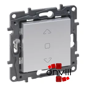   Legrand 863344, Niloé Step Redőnykapcsoló, 6 A, Alumínium