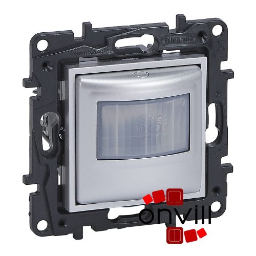 Legrand 863348A, Niloé Step Mozgásérzékelős (PIR) Kapcsoló, 100 W Led, 2 Vezetékes, Alumínium