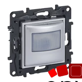   Legrand 863349A, Niloé Step Mozgásérzékelős (PIR) Kapcsoló, 500 W Led, 3 Vezetékes, Alumínium