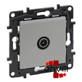   Legrand 863373, Niloé Step TV Aljzat, Végzáró, 10 dB, Alumínium