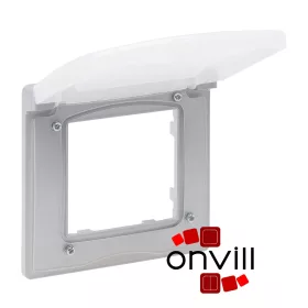   Legrand 863396, Niloé Step Egyes Keret, Vízmentes, IP44, Alumínium