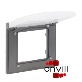   Legrand 863496, Niloé Step Egyes Keret, Vízmentes, IP44, Grafit