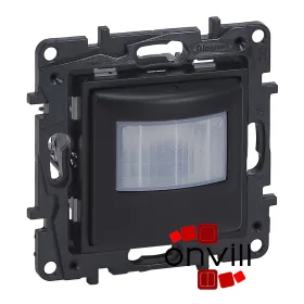   Legrand 863548A, Niloé Step Mozgásérzékelős (PIR) Kapcsoló, 100 W Led, 2 Vezetékes, Fekete