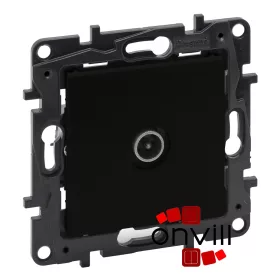   Legrand 863574, Niloé Step TV Aljzat, Csillagpontos (Végzáró), 1,5 dB, Fekete