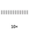 EMOS A4001, Sorkapocs 12x2.5 mm fehér 10db