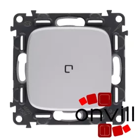   Legrand AA752001J, Valena Allure Egypólusú Kapcsoló Jelzőfénnyel, 10 AX, Alumínium