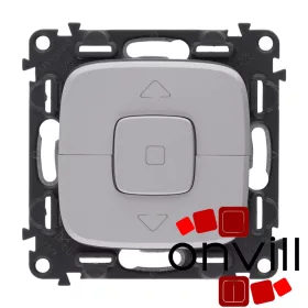   Legrand AA752030, Valena Allure Redőnynyomó, 6 A, Alumínium