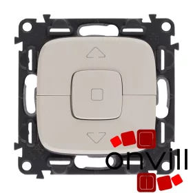   Legrand AE752030, Valena Allure Redőnynyomó, 6 A, Elefántcsont