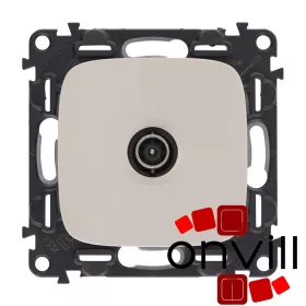   Legrand AE753061, Valena Allure TV Aljzat, Átmenő, 14 dB, Elefántcsont