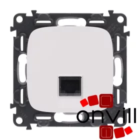   Legrand AF753042, Valena Allure 1XRJ45 Cat.6 UTP Informatikai Csatlakozóaljzat, Fehér