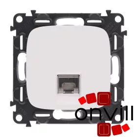   Legrand AF753048, Valena Allure 1XRJ45 Cat.6A STP Informatikai Csatlakozóaljzat, Fehér