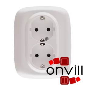   Legrand AG753027, Valena Allure 2X2P+F Csatlakozóaljzat Biztonsági Zsalu Nélkül, Egybeépített Burkolattal és Kerettel, Rugós Vezetékbekötéssel, Gyöngyház