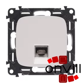   Legrand AG753046, Valena Allure 1XRJ45 Cat.6 STP Informatikai Csatlakozóaljzat, Gyöngyház