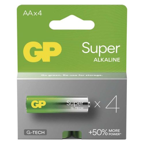 EMOS B01214, GP Super Alkáli elem AA 4db