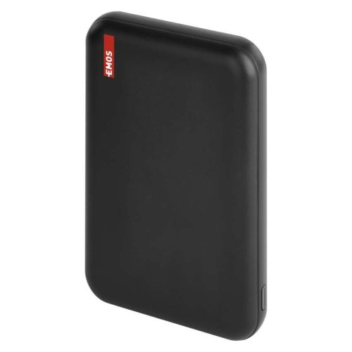 EMOS B0545B, EMOS Powerbank WI 521, 5 000 mAh, 20 W+Wireless, fekete