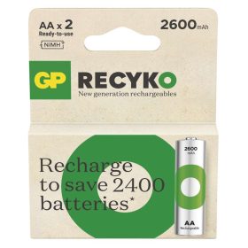   EMOS B25272, GP ReCyko NiMH Akkumulátor HR6 (AA) 2600mAh 2db