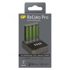 EMOS B54467D, GP Pro akkumulátor töltő P461+4xAA ReCyko 2700mAh+ dokkoló